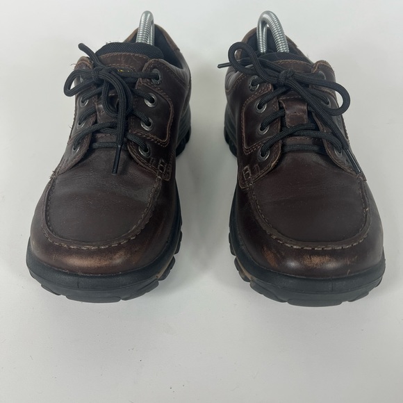 Men's KEEN NOPO 1009252 Brown Leather Hiking Casual Shoes Size 9 - Picture 2 of 9